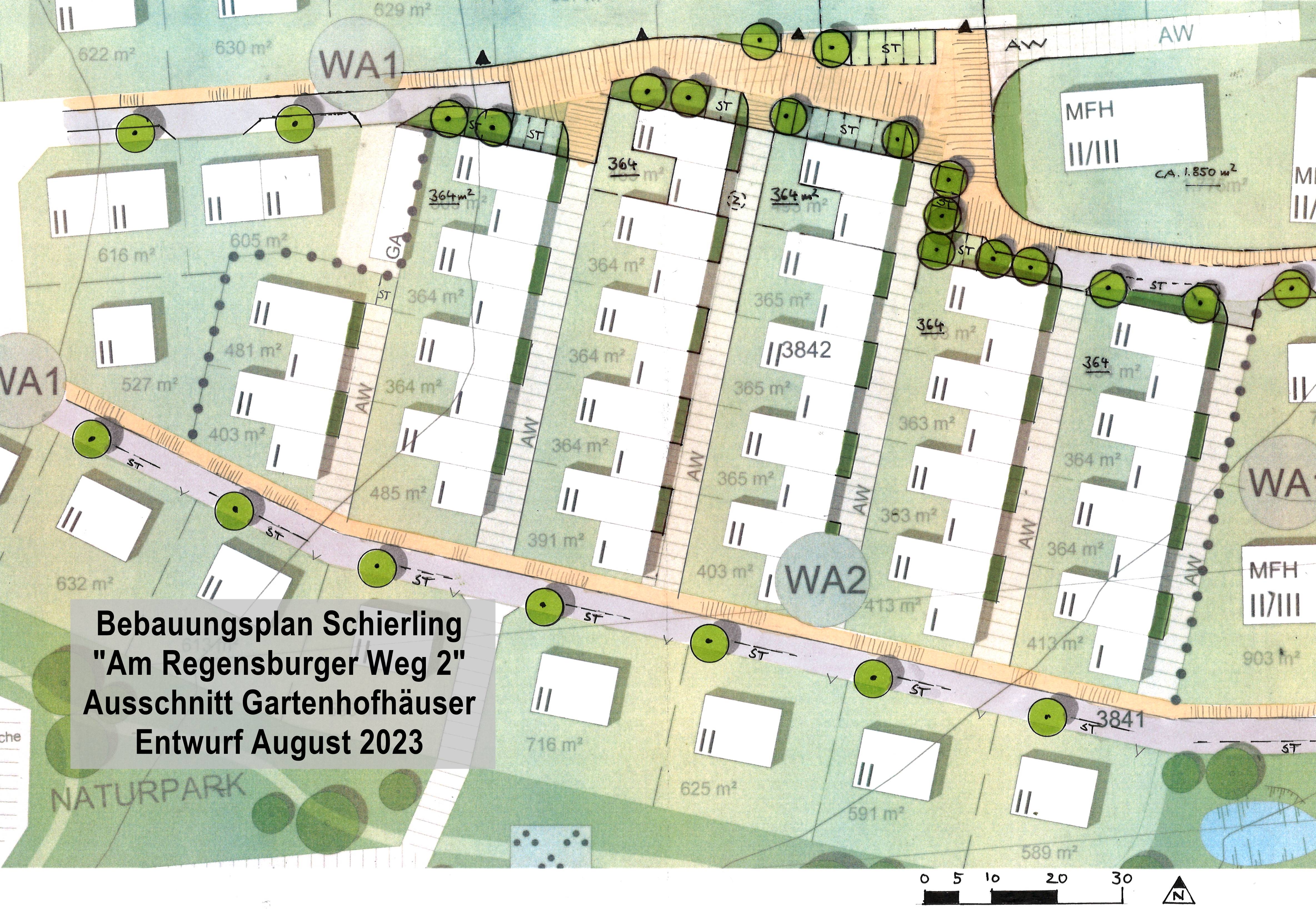 01 bebauungsplanentwurf regensburger weg 2 teil gartenhofhauser 2023 08 12 beschr